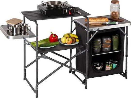 Nils Aluminum Camping Cupboard Foldable Gray