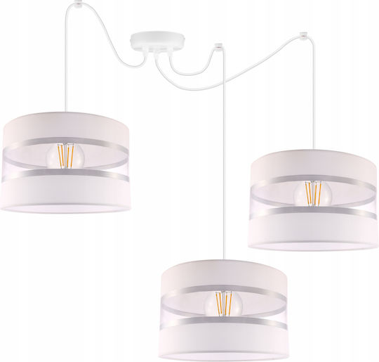 Light Home Πολύφωτο Παιδικό Φωτιστικό Κρεμαστό από Μέταλλο με Υποδοχή E27 Λευκό