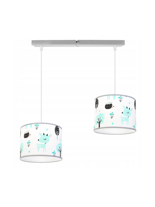 Light Home Kronleuchter Kinderdeckenleuchte Deckenleuchte 60W mit Fassung E27 Weiß