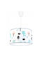Light Home Μονόφωτο Παιδικό Φωτιστικό Κρεμαστό 60W με Υποδοχή E27 Λευκό
