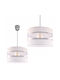 Light Home Kids Plastic / Fabric / Metallic Single Ceiling Light E27 White