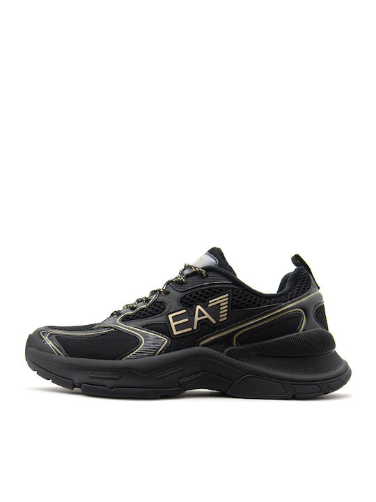 Emporio Armani Predator S Turnschuhe Black-Gold