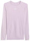 4F Bluza termica pentru femei cu maneci lungi Violet