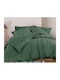 Nef-Nef Homeware Duvet Cover Cotton Queen 230x240 Basic 22 Green