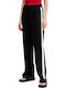 Naffiti Women's Fabric Trousers Black