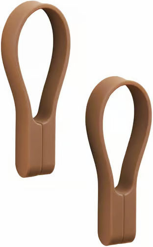 Zone Denmark Badezimmerhaken Magnetisch Set 2 Stück 9 cm Loop Terrakotta