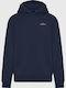 Sweatshirt with Hood Navy Blue
