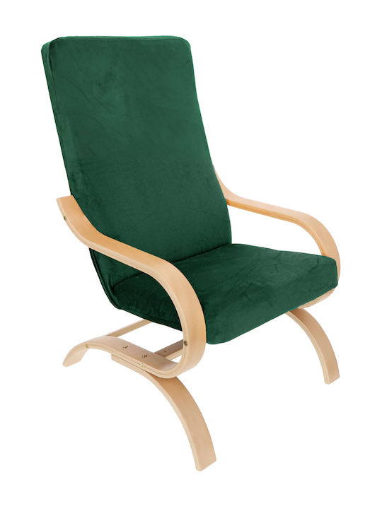 Ubieramy Meble Elastische Abdeckung für Sessel Bottle Green 1Stück