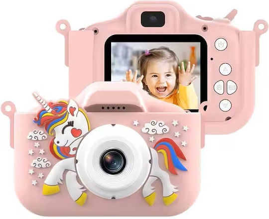 X10S Unicorn Детски Фотоапарат 12МР Розов
