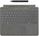 Microsoft Surface Pro Copilot Button + Slim Pen Tastatur mit Touchpad Englisch US Platinum
