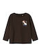 Kids' Shirt Long Sleeve Brown Roar From The Past