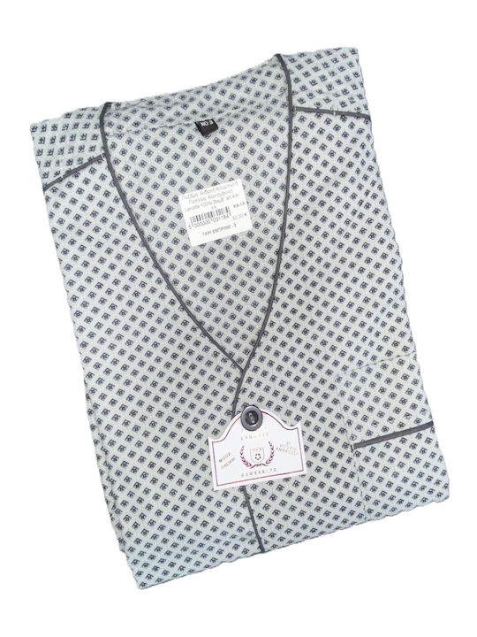 Lanotte Men's Summer Pajamas Set Gray
