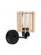Light Home Modern Lumină de Perete cu Soclu E27 Negru
