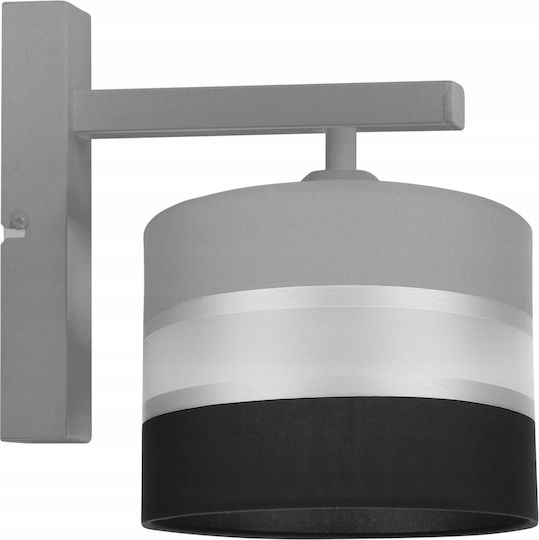 Light Home Μοντέρνο Φωτιστικό Τοίχου με Ντουί E27 Μαύρο