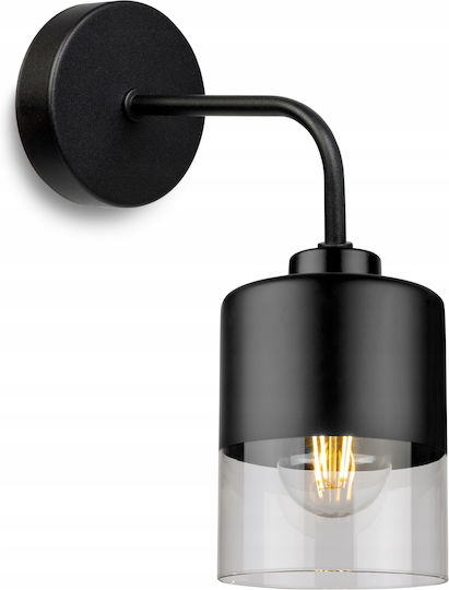 Light Home Modern Lamp Wall with Socket E27 Black