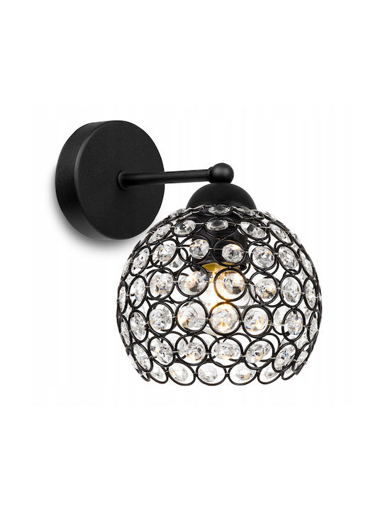 Light Home Modern Lamp Wall with Socket E27 Black