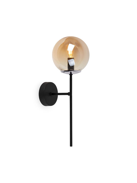 Light Home Leuchte Wand mit Fassung E14 Schwarz