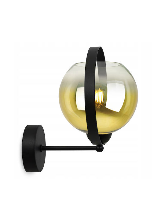 Light Home Modern Lamp Wall with Socket E27 Black