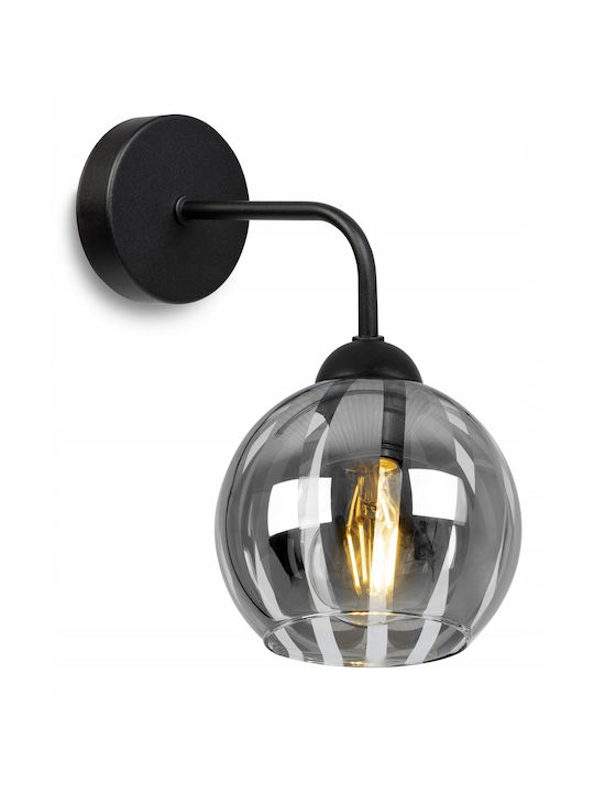 Light Home Modern Lamp Wall with Socket E27 Black
