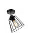 Light Home Modern Lumină de Perete cu Soclu E27 Negru