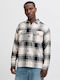 Jjecharge Overshirt с Дълъг Ръкав, Широка Кройка и Каре Crockery