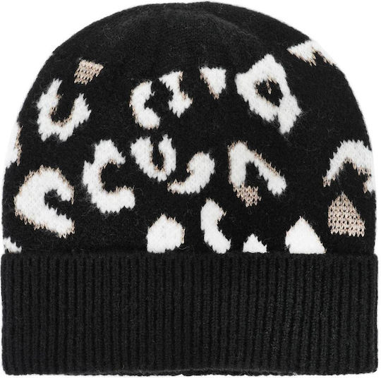 Beanie Unisex Beanie Gestrickt in Schwarz Farbe