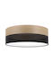 Light Home Deckenleuchte Schwarz mit Fassung E27