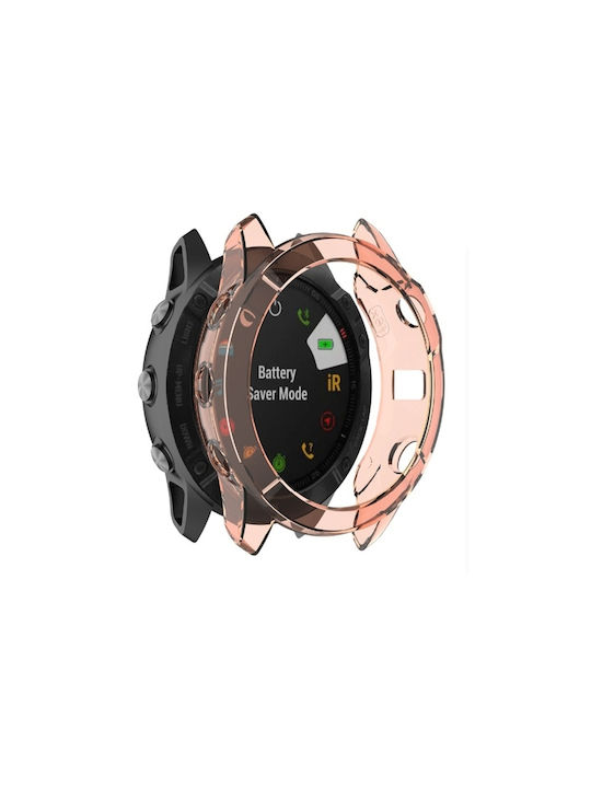Schutz Silikonhülle in Orange Farbe für Garmin Fenix 6X