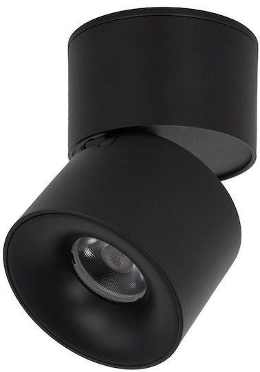 TK Lighting LED Ρυθμιζόμενο Λευκό Σποτ σε Μαύρο Χρώμα