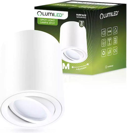 Lumiled Спот с Цокъл GU10 в Бял Цвят