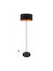 Light Home Lampa de podea Î153xL44cm. cu Soclu pentru Bec E27 Negru