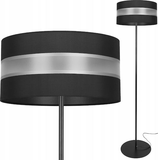 Light Home Lampa de podea cu Soclu pentru Bec E27 Negru
