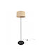 Light Home Floor Lamp H150xW35cm. with Socket for Bulb E27 White