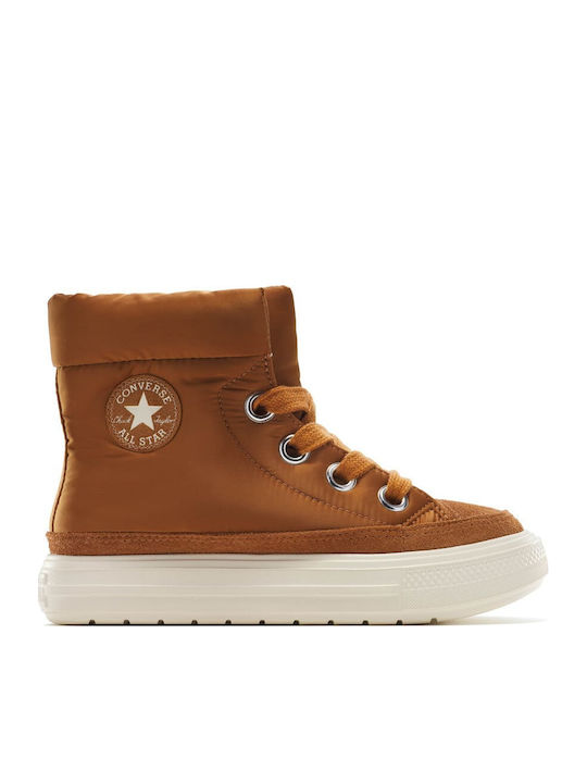 Converse Chuck Taylor All Star Suede Kids Boots Brown A14172C