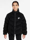 Kids' Sports Jacket with Lining Black Therma-fit