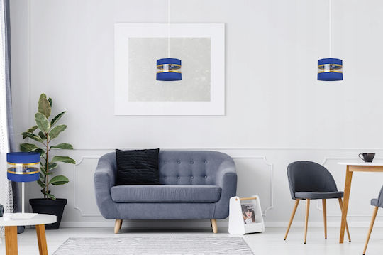 Light Home Метална Настолна лампа за Цокъл E27 с Бял Абажур и Основа