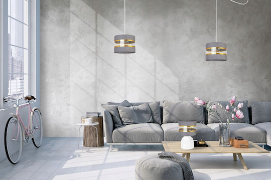 Light Home Metall Tischlampe für Fassung E27 mit Weiß Schirm und Basis