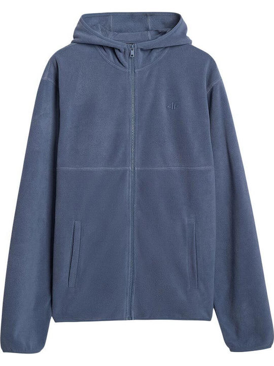 Ανδρική Ζακέτα Fleece Μπλε