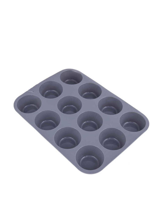 Brunbeste Φόρμα Ζαχαροπλαστικής για Cupcakes/Muffins από Σιλικόνη 12 Θέσεων 29.5x22εκ.
