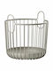 Zone Denmark Dekorativer Korb Metallisch Beige 20x20x20cm