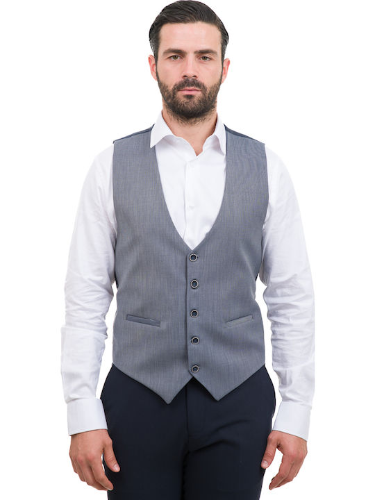 Men's Vest Indigo