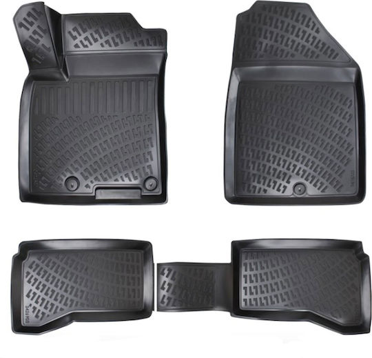 Umbrella Set Covorașe Față și Spate 2buc din Furtun pentru Kia Niro 2017-2022 Negre