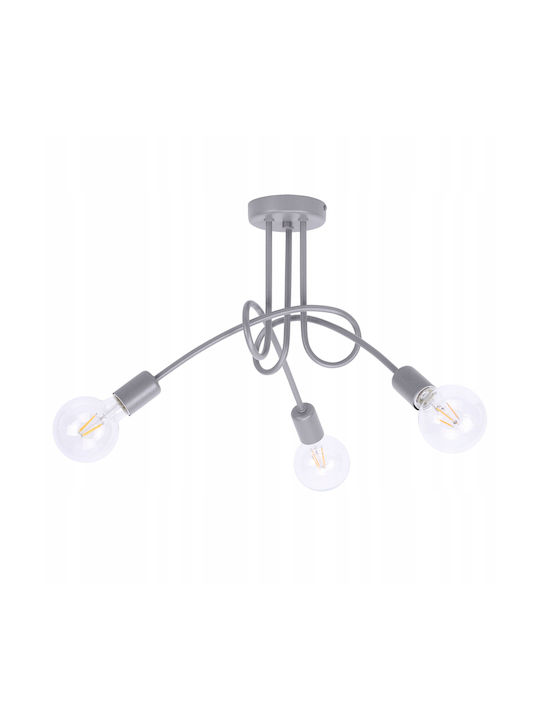 Light Home Hängelampe Gray für 12 Lampen E27