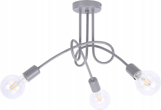 Light Home Lustră Gri pentru 12 Becuri E27