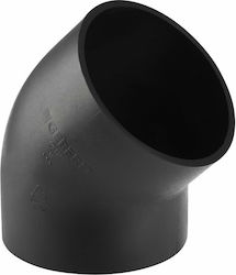 Pehd Elbow 110/45 Black Color Hdpe Drainage