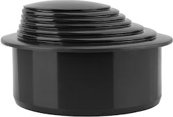 Multi-step Pp Gutter Reducer Dn110x63-70-75-80-90-100 Graphite Gutter Drainage System
