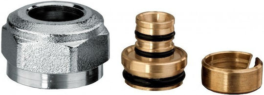 Conector 12-16-g3 4 18 Placat Cu Nichel Țevi Pex-al-pex 12-16 G 3 4