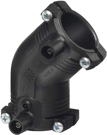 45° Elektrofusionsbogen D63 Pe100 Sdr11 Pn10 Gas/pn16 Wasser