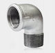 Galvanized Elbow 3/8 Inch Steel Male Female