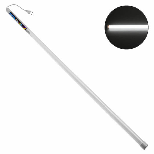 T8 LED Unterbauleuchte Kunststoff Leiste 120cm 18W 220V 1620lm 6500K Kühles Weiß Ip65 Rz-145 Rixme
